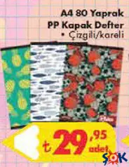 RHİNO A4 80 YAPRAK PP KAPAK DEFTER ÇİZGİLİ/KARELİ indirimli fiyat RHİNO A4 80 YAPRAK PP KAPAK DEFTER ÇİZGİLİ/KARELİ fiyat ve kampanya bilgisi